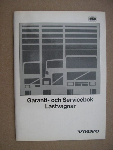 VOLVO Garanti-och servicehandbok Lastbil