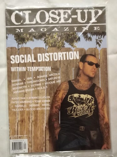 Close Up Magazine 2004 nr 70 Social Distortion Victims W.A.S.P. Katatonia