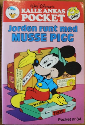 KALLE ANKA POCKET NR 34 1990