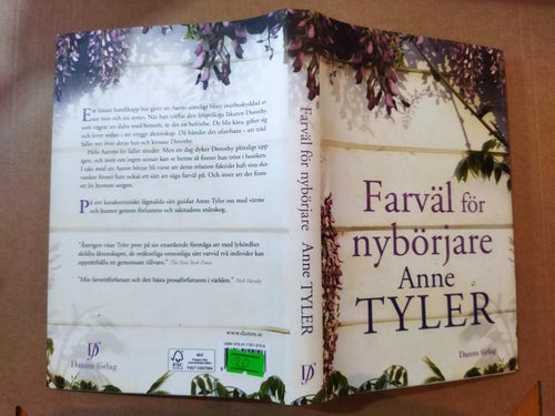 Farväl för nybörjare av Anne Tyler. Very Fine plus