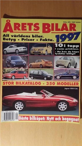 Årets Bilar 1997 - All världens bilar med betyg, priser, fakta typ Alla Bilar