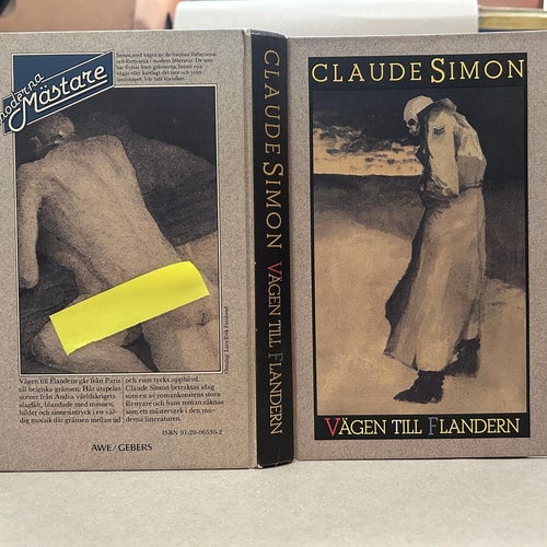 Vägen till Flandern av Claude Simon, bok, Very good plus