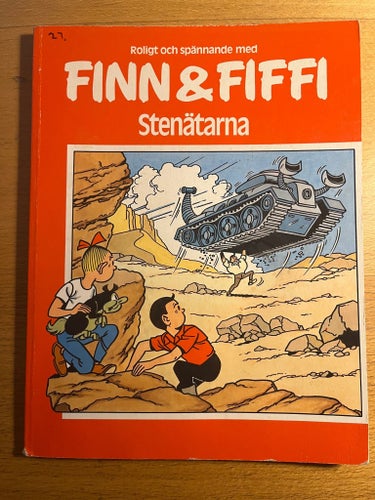 Roligt och spännande med Finn & Fiffi Stenätarna av Willy Vandersteen, 1980