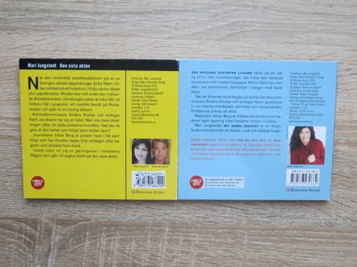 Mari Jungstedt - Den Sista Akten & Det Andra Ansiktet - MP3 CD