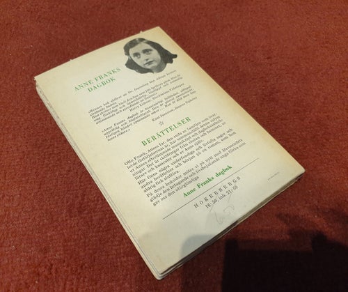 Anne Frank: Berättelser, Tryckt 1960, en klassisk bok som du borde skaffa dig