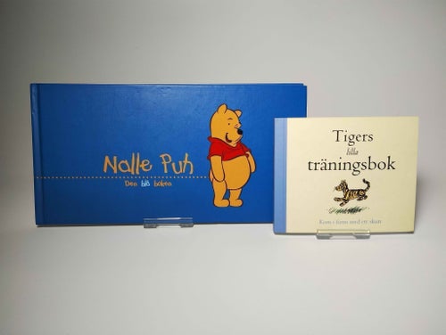 Nalle Puh Bokpaket: Nalle Puh Den Blå Boken + Tigers Lilla Träningsbok