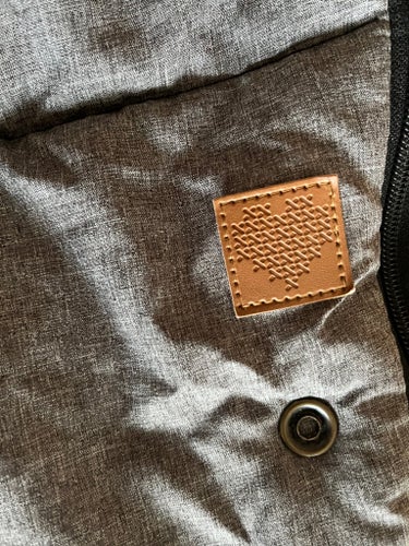 Åkpåse till vagn gråmelerad från BEBE