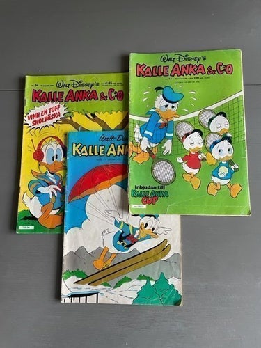 Tre Tidningar Kalle Anka