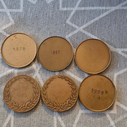 6 st FBU Riksskytte medaljer