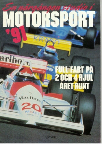 En närgången studie i MOTORSPORT 1991
