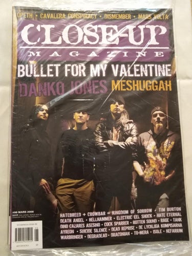 Close Up Magazine 2008 nr 98 Bullet for my Valentine Meshuggah Isole Nefarium