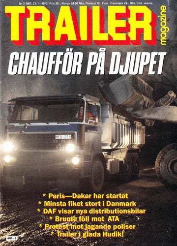 Trailer 1987-2 Rally Paris-Dakar..Hudiksvall Glada Hudik