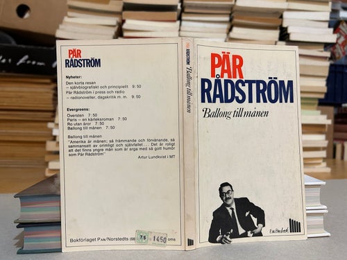 Ballong till månen av Pär Rådström, bok, Very good plus