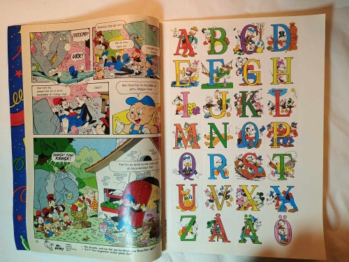 Kalle Anka nr 8 1991 - Bilaga: Bokstavs - Spelet