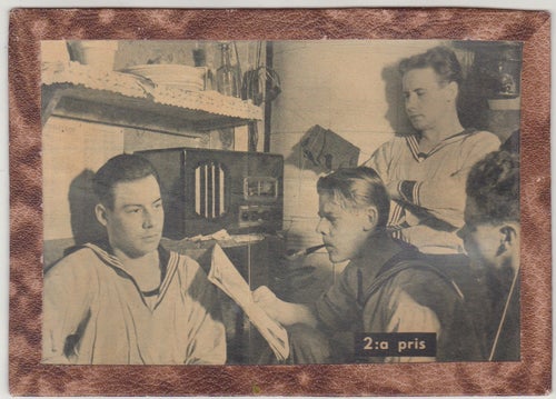 Bild Beredskapstjänst. Fotot har suttit uppe på Tekniska museet enligt notering