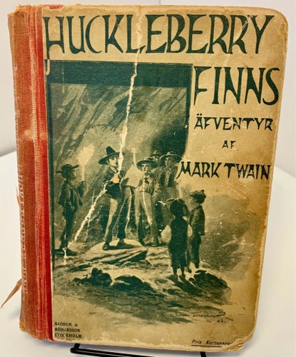 ”Huckleberry Finns” äventyr av Mark Twain, 2:a utgåva 1907