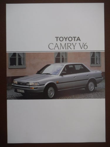 Broschyr Toyota Camry V6