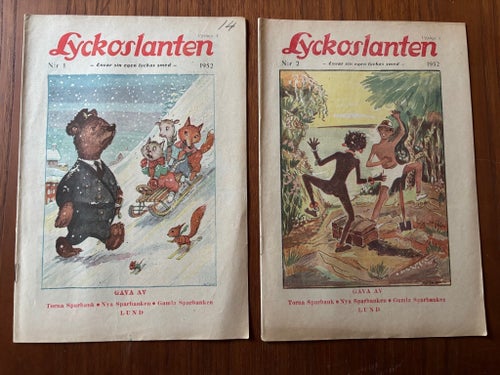 Lyckoslanten - 1952 - Tidning