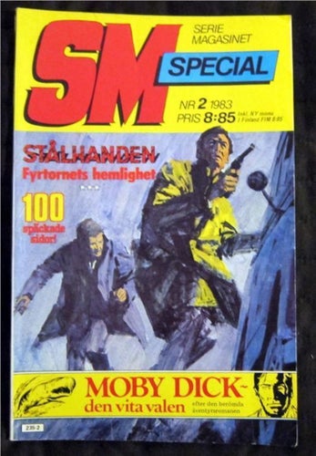 Serie magasinet special SM Special 1983 nr 2 Stålhanden Moby