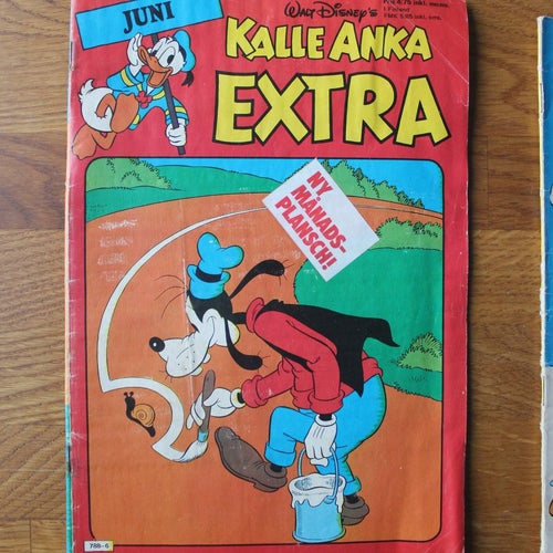DISNEY Kalle Anka EXTRA 1978 NR 6