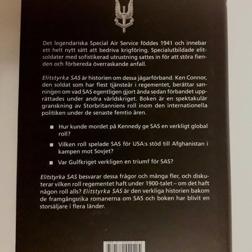 Ken Connor â€¢ Elitstyrka SAS - från ökenkrigare till ghost force â€¢ som nyskic