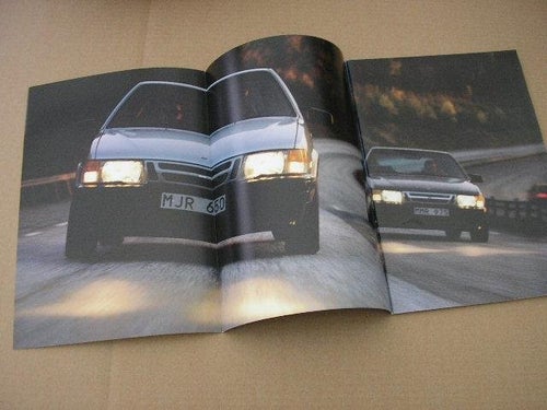 Försäljningsbroschyr SAAB 9000 Turbo 16 / 9000i 16 1988