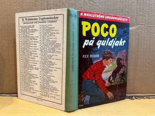Poco på guldjakt av Rex Dixon. Wahlström 987-88. bok, Fine