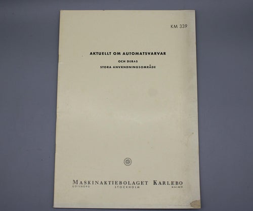 Katalog - Aktuellt om Automatsvarar och deras stora användningsområde KM 339