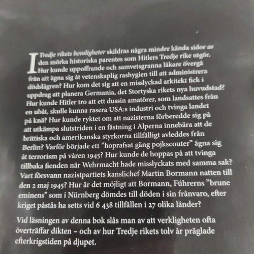 Tredje Rikets hemligheter : från aktion T4 till Werwolf