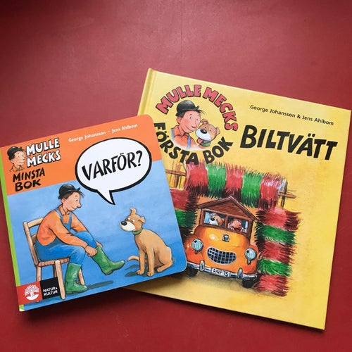Mulle Mecks Minsta bok VARFÖR? + Mulle Mecks första bok BILTVÄTT