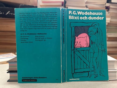 Blixt och dunder av P. G. Wodehouse, bok, Very good plus