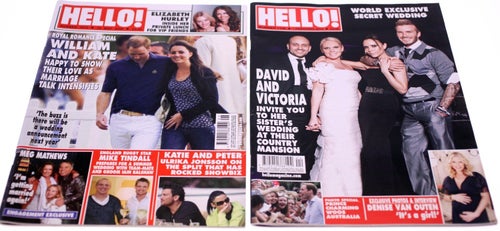 Hello Magazine-2 issues included-May 2009-Feb 2010-NEW-Weight 634g-FREE postage