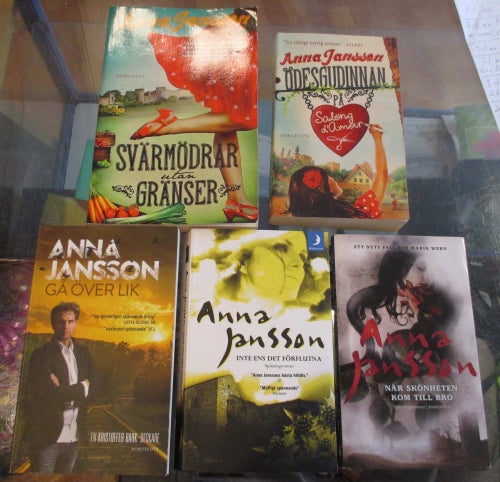 5 böcker av Anna Jansson
