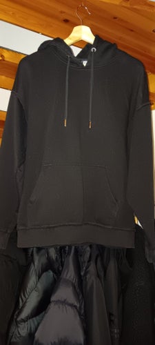 Sista chansen svart hoodie, storlek S