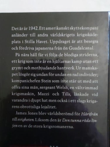 Den tunna röda linjen.