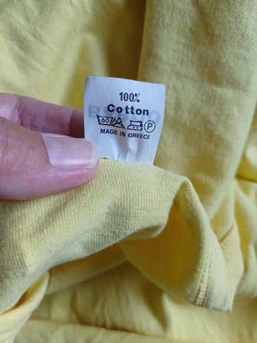Baboo citrongul t-shirt strl XL. 100% bomull. 40 gradig tvätt.