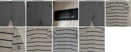 Pikétröja Cutter & Buck och Shorts Lapidus i mycket fin skick