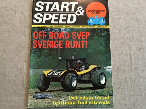 START & SPEED NR 3 1973 OFF ROAD,BUGGY,DRAGRACING,HOT ROD,