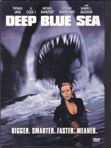 DVD / Deep Blue Sea / Snapcase / Stellan Skarsgård, Thomas Jane / Nära Nyskick
