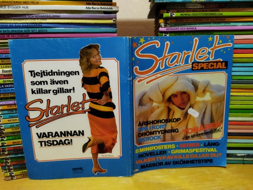 Starlet special 86/87. Very Fine plus. VF+, Kim Carnes, Kate Bush, David Bowie