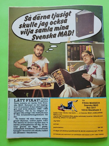 Mad nr 1 från 1981