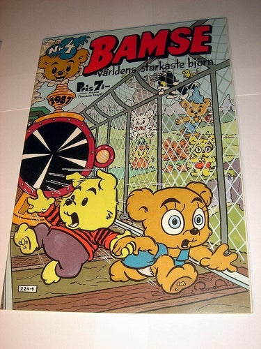 BAMSE 1987 4 (svensk) NY OLÄST