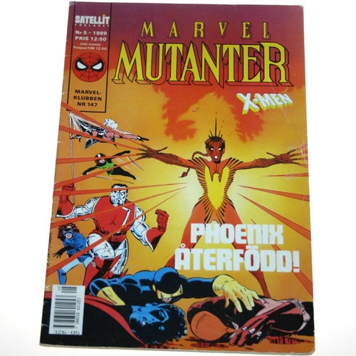 Marvel mutanter - 1989 - NR 5 - Phoenix återfödd!