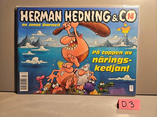 Serier, Herman hedning, Jonas Darnell, Tidning