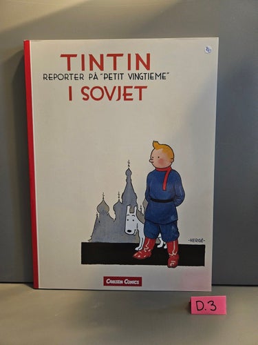 Serialbum, serie, album, tidning, Tintin i sovjet reporter på petit vingtieme,