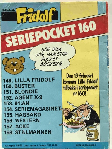 Serie-Pocket 159 - Helgonet. VG
