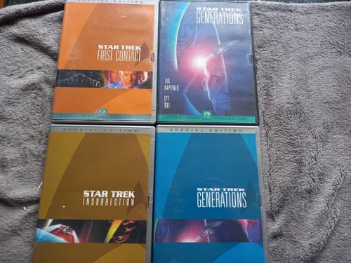 Star Trek 4 Filmer - Generations, First Contact, Insurrection