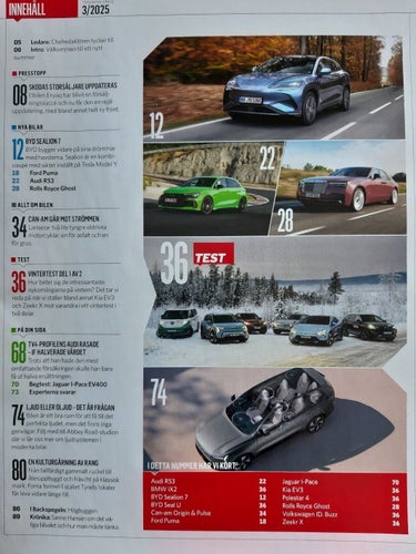 Teknikens Värld nr 3 2025: Rolls-Royce Ghost, VW ID.Buzz, Zeekr X AWD, BMW iX2