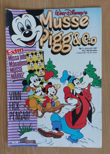 Musse Pigg & Co 1987: nr 1