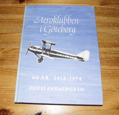 bra bok om flyg * AEROKLUBBEN I GÖTEBORG
